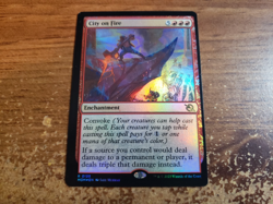 City on Fire - March of the Machine MTG Magic the Gathering - Near Mint Foil - Image 1