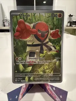 Pokemon TCG - Throh 128/086 Illustration Rare - Black Bolt NM - Image 1