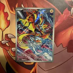 Pokemon Zeraora 151/142 Sv07 Stellar Crown Illustration Rare Holo TCG IR - Image 3