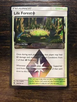 Life Forest Prism Star 180/214 Sm-Lost Thunder Holo - Pokemon Card - Image 1