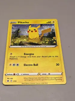 POKEMON PIKACHU 7/15 PROMO CONFETTI HOLOFOIL MCDONALDS 2022 LP CARD - Image 1