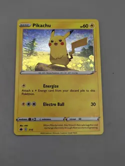 POKEMON PIKACHU 7/15 PROMO CONFETTI HOLOFOIL MCDONALDS 2022 LP CARD - Image 2