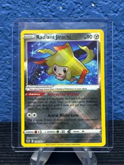 Radiant Jirachi 120/195 Silver Tempest Ultra Rare Holo Pokemon TCG Card - Image 1