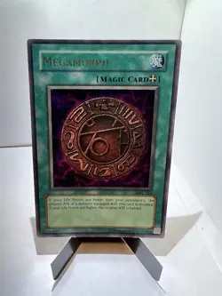 Yu-Gi-Oh! Megamorph MRL-061 Magic Ruler Spell-Equip Card English 1996 Vintage - Image 1