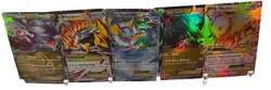 5 Card Pokemon EX Lot Vaporeon Palkia Metagross Black Kyurem Mega Audino Holo - Image 1