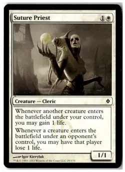 MTG Suture Priest - New Phyrexia Moderately Played English - Image 1