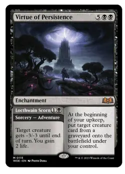 1x MTG Virtue of Persistence - Wilds of Eldraine Mythic! NM Mint - Image 1