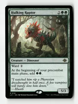 Hulking Raptor - The Lost Caverns of Ixalan - #191 - Non-Foil - NM - MTG - Image 1