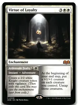 Virtue of Loyalty 38 Magic_the_gathering Wilds of Eldraine - Image 1