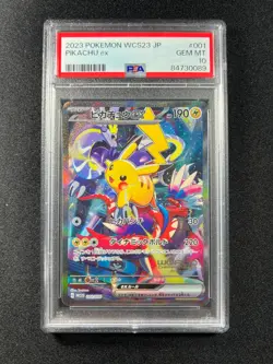PSA 10 - Pikachu 001/030 WCS23 World Championships Yokohama Pokemon JPN - B - Image 1