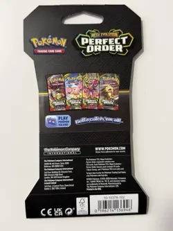 (VERY HEAVY)🔥 31.77g Pokemon Perfect Order Sleeved Booster Pack Factory Sealed✅ - Image 3