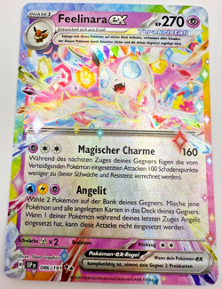 Pokemon Karte TCG Feelinara 086/191 Sturmische Funken Holo Rare Deutsch NM - Image 1