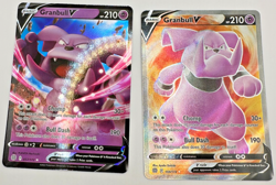 Pokemon Karte TCG Granbull V 057+159/172 Strahlende Sterne Holo Englisch NM - Image 1