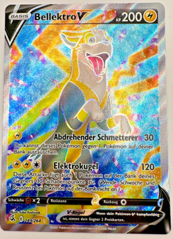 Pokemon Karte TCG Bellektro V 249/264 Fusionsangriff Holo Rare Deutsch NM - Image 1