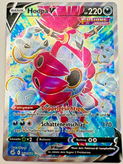 Pokemon Karte TCG Hoopa V 253/264 Fusionsangriff Holo Rare Deutsch NM - Image 1
