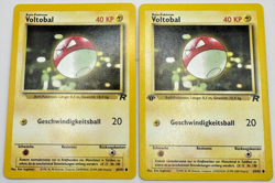 Pokemon Karte TCG Voltoball 69/82 1. Team Rocket no Holo Vintage Deutsch LP - Image 1