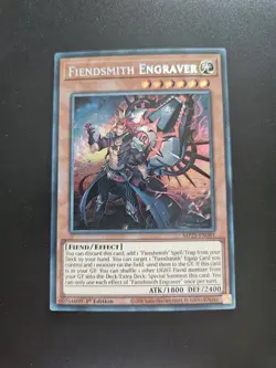 Fiendsmith Engraver - MP25-EN081 - Prismatic Secret Rare YuGiOh - Image 1