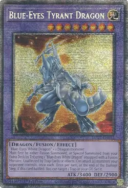 Blue-Eyes Tyrant Dragon - MP25-EN042 - NM - Starlight Rare - 1st ed - Yugioh - Image 1