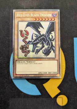 RA05-EN086 Red-Eyes Black Dragon Variant Art Starlight Rare 1st Ed YuGiOh - Image 1