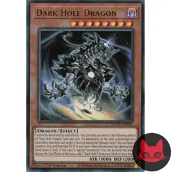 Yugioh Dark Hole Dragon AGOV-EN020 Ultra Rare 1st Edition NM - Image 1