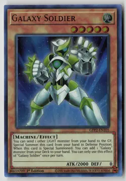 Yugioh Galaxy Soldier GFP2-EN105 1st Edition Ultra Rare NM - Image 1