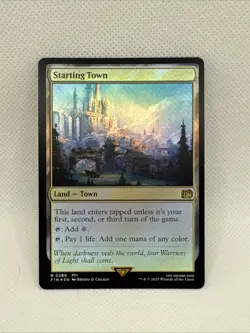 MTG - Starting Town Final Fantasy Foil NM Pack Fresh - Image 1