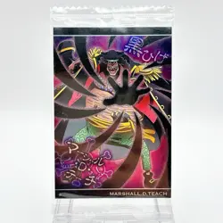 ONE PIECE Wafer Card TCG "Marshall D. Teach Blackbeard" Japan JUMP Anime BANDAI - Image 1