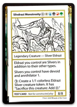 Slivdrazi Monstrosity (No PW Symbol) (NM) Mystery Booster CMB1 Magic MTG - Image 1