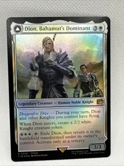 MTG - Dion, Bahamut's Dominant Final Fantasy Foil NM Pack Fresh - Image 1