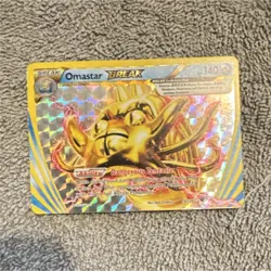 Pokemon TCG Omastar BREAK Fates Collide 19/124 Rare Full Art Holo 140 HP - Image 1