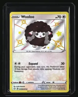 Pokemon WOOLOO SV103/SV122 (Shining Fates Shiny Vault) Baby Shiny - NM/Mint - Image 1