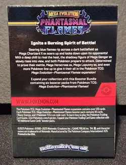 Pokemon Mega Evolution Phantasmal Flames Booster Bundle Sealed - Image 3