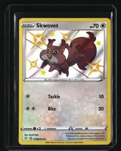 Pokemon SKWOVET SV099/SV122 (Shining Fates Shiny Vault) Baby Shiny - NM/Mint - Image 1
