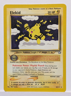 Elekid 22/111 Neo Genesis Pokemon Rare Unlimited - VLP - Image 1