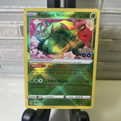 Radiant Venusaur 004/078 Pokemon GO Holo - Image 1