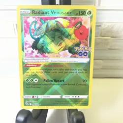 Radiant Venusaur 004/078 Pokemon GO Holo - Image 4