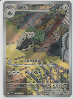 Pokemon TCG: Twilight Masquerade Lairon 184/167 Illustration Rare Holo NM - Image 1