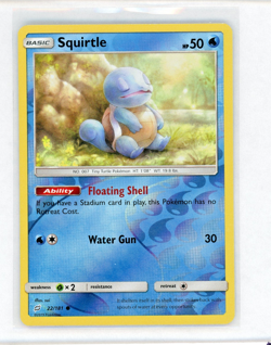Squirtle 22/181 Team-Up ~ sui Gallery- Reverse Holo - Cute Water Pokemon NM - Image 1