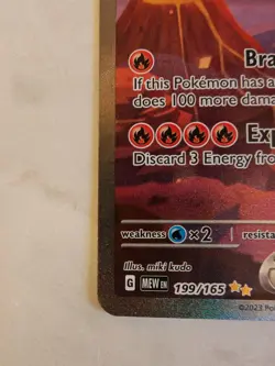 Pokemon TCG Charizard ex 199/165 Scarlet & Violet 151 English SIR | Pack fresh - Image 5