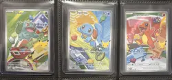 Pokemon TCG First Partner Illustration Collection Series 1 Kanto GEN 1 Starters - Image 1