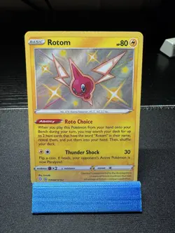 Pokemon Rotom SV038/SV122 Shining Fates Shiny Vault Shiny Holo Rare Basic 80HP - Image 2