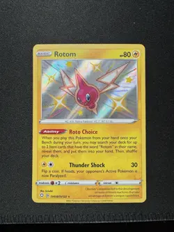 Pokemon Rotom SV038/SV122 Shining Fates Shiny Vault Shiny Holo Rare Basic 80HP - Image 4