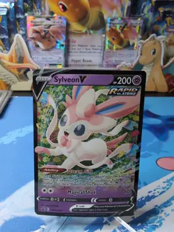 Sylveon V SWSH202 Holo Promo Sword & Shield Promo Pokemon Near Mint - Image 1