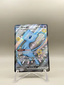 Mew ex Full Art 216/091 Pokemon TCG Scarlet & Violet Paldean Fates Near Mint - Image 1