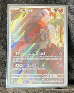 🔥🐢 Torkoal #172/167 – Twilight Masquerade Holo Pokemon TCG 🐢🔥 - Image 1