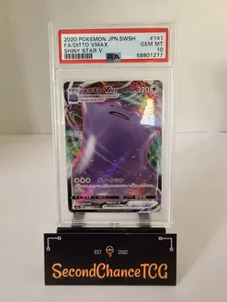 Pokemon - PSA 10 Ditto VMAX 141/190 - Shiny Star V - Japanese Triple Rare Holo - Image 1