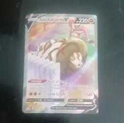 Pokemon Ultra Rare Sandaconda V Full Art 252/264 Fusion Strike Holo 220 HP - Image 1