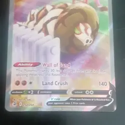 Pokemon Ultra Rare Sandaconda V Full Art 252/264 Fusion Strike Holo 220 HP - Image 4