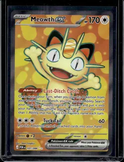 Pokemon ME3: Perfect Order Meowth ex 107/088 - Image 1