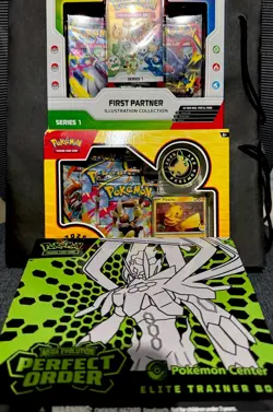Perfect Order Pokemon Center , First Partner, Pokemon Day All Sealed Combo - Image 1